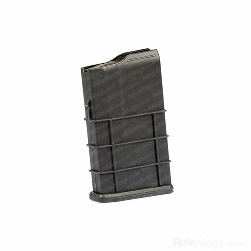 Il caricatore da 10 colpi .22-250 in polimero rinforzato è compatibile con Howa 1500 e Remington 700, garantendo prestazioni affidabili e durature.